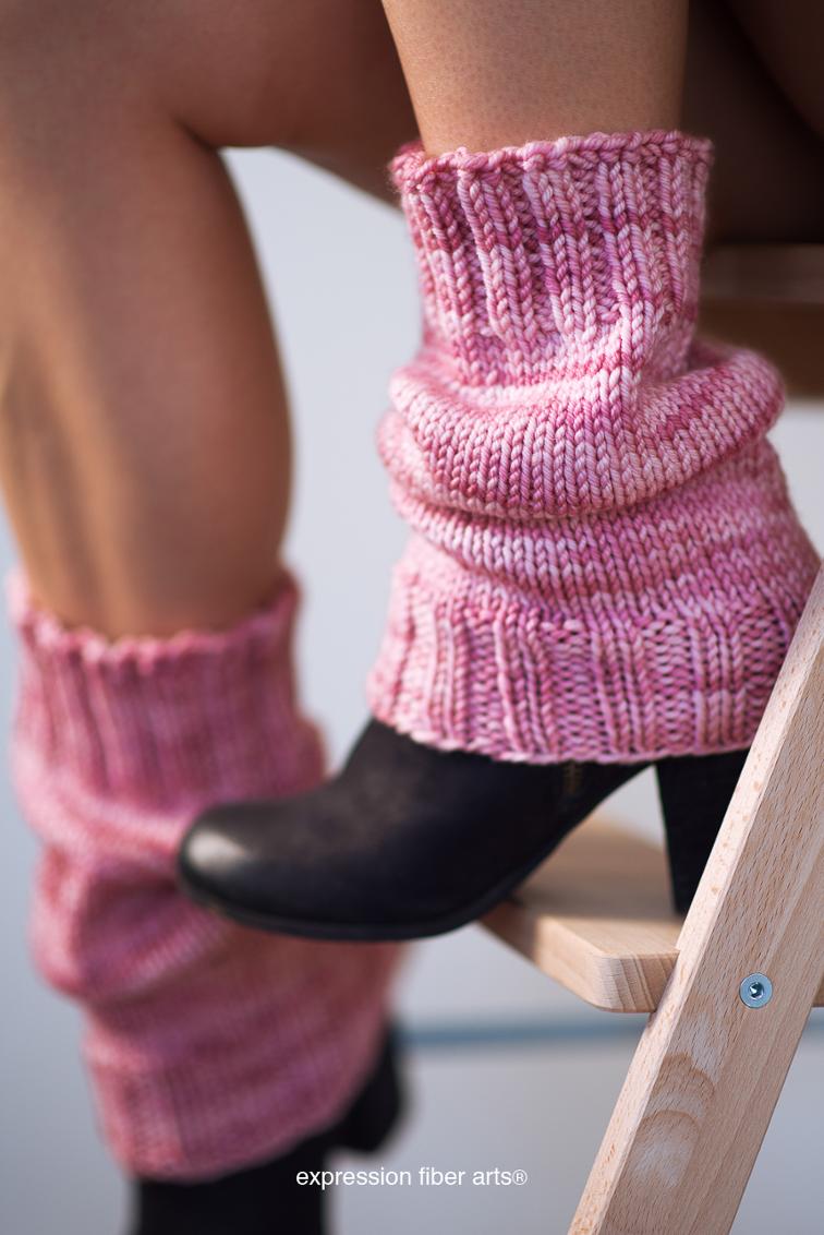 Scrunchable Knitted Legwarmers Pattern