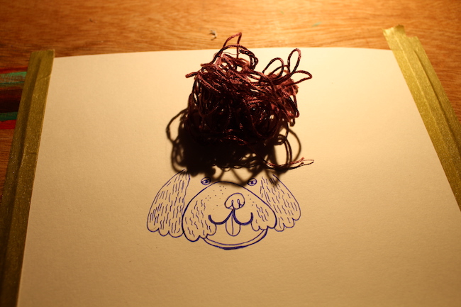 Shadow art in progress
