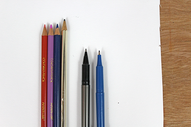 potential drawing tools for shadow art exercise