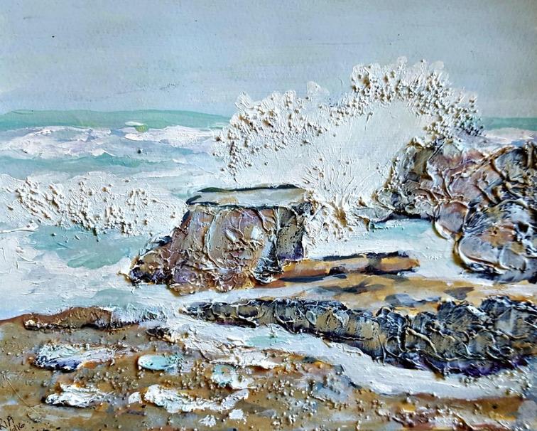 Stormy sea