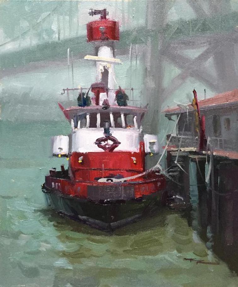 Boat painting