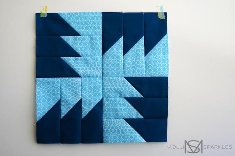 Tidal Pool Quilt Block