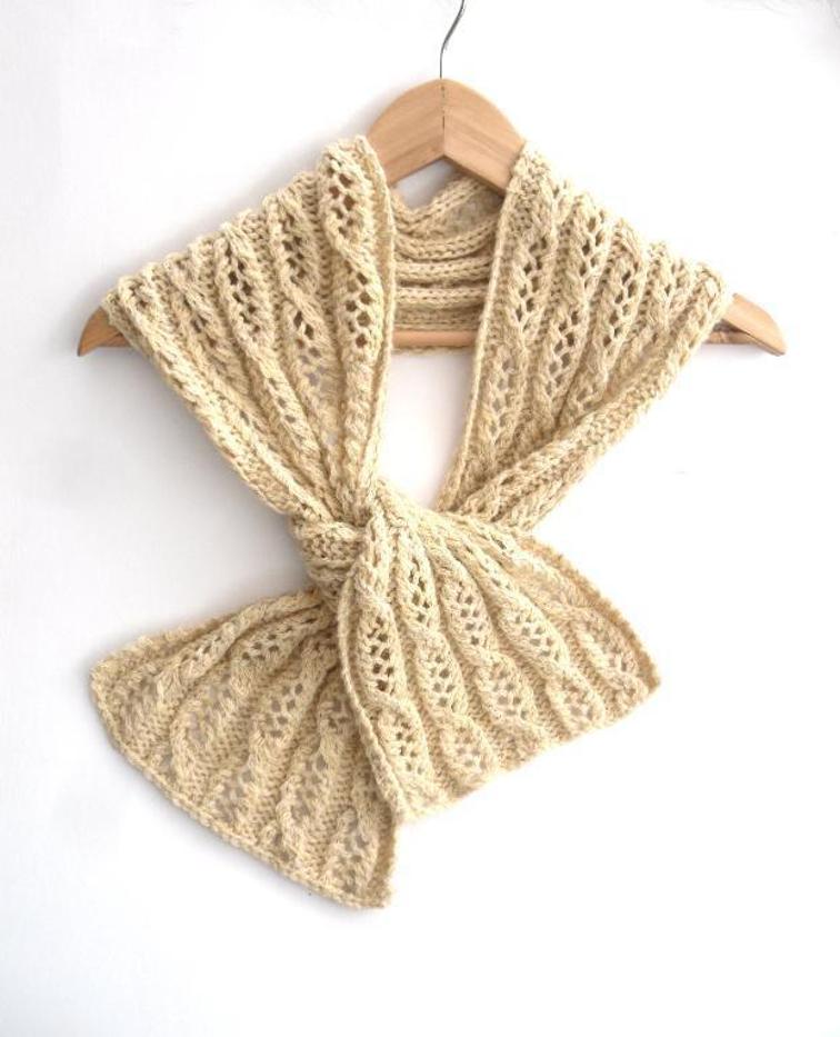 Vintage Lace Scarf Knitting Pattern