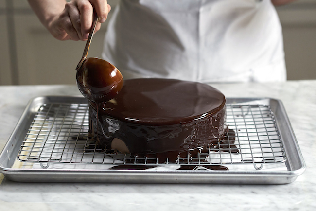 Chocolate Mirror Glaze Cake