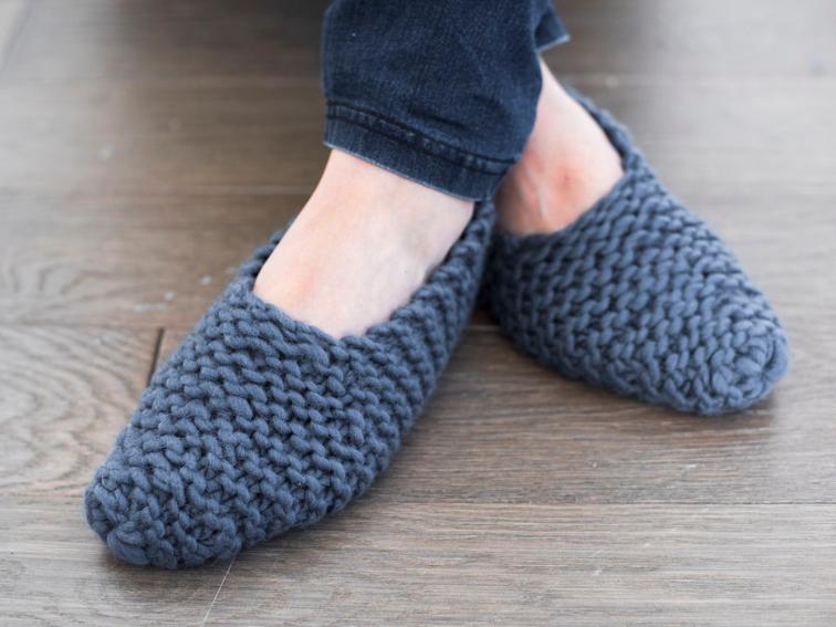 Stratus Slippers Knitting Kit