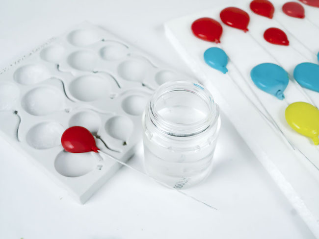 Gum Paste Balloons From Silicone Mold