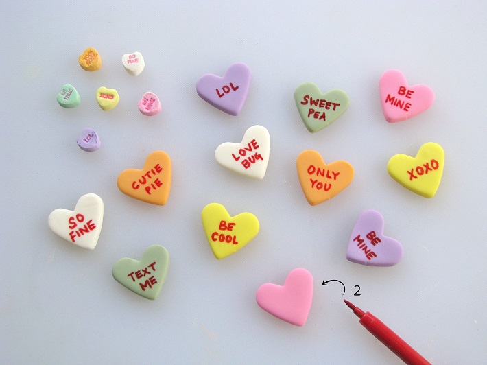 Conversation Hearts tutorial 2