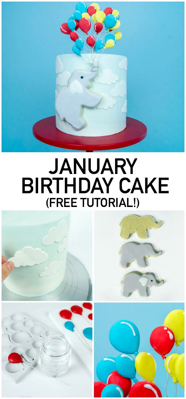 FREE Birthday Cake Tutorial on Craftsy