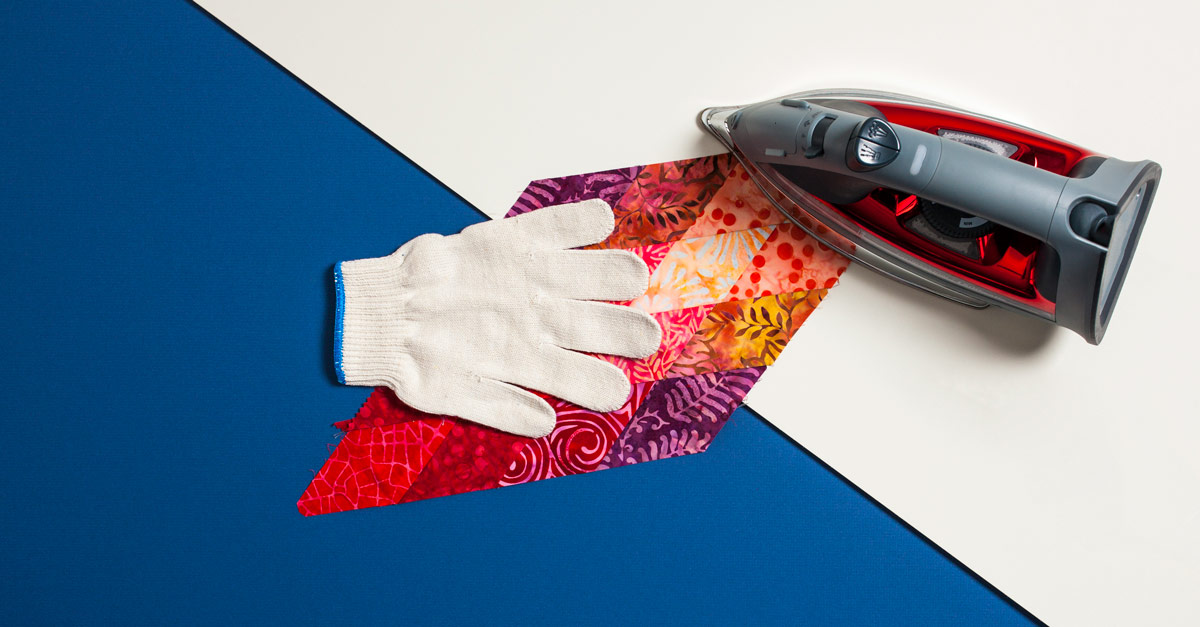 #CraftSavvy Tip No. 13: Tired of burning your fingers? Get a heat resistant glove in the beauty section. (They're usually by the curling irons!)