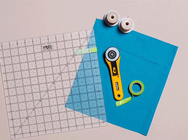 #CraftSavvy Tip No. 6:  Mark the back of your ruler with washi tape when cutting strips of the same size. Then there's no need to double check your measurement!