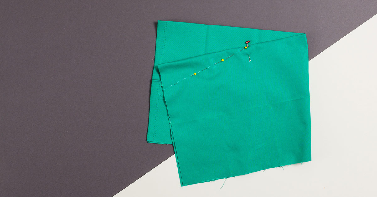 #CraftSavvy Tip No. 6: Use a red pin to mark the end of darts and other points of reference.
