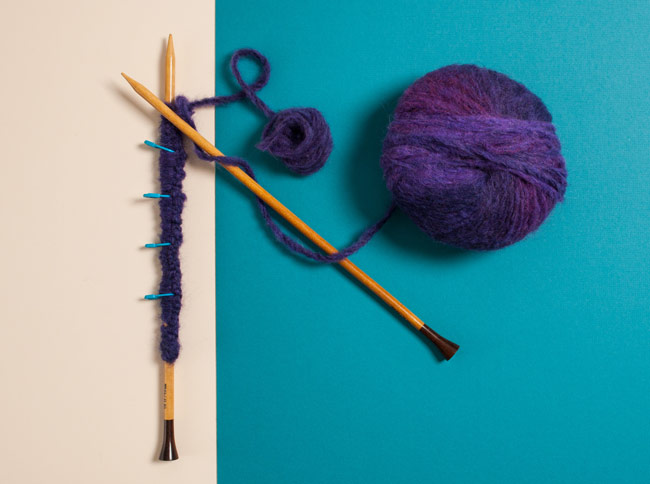 #CraftSavvy Tip No.9: When casting on lots of stitches, save time counting by placing stitch markers at regular intervals while you go.
