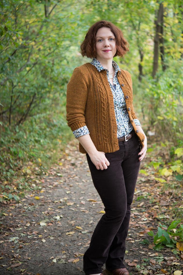 Acorn Trail Cardigan Knitting Pattern