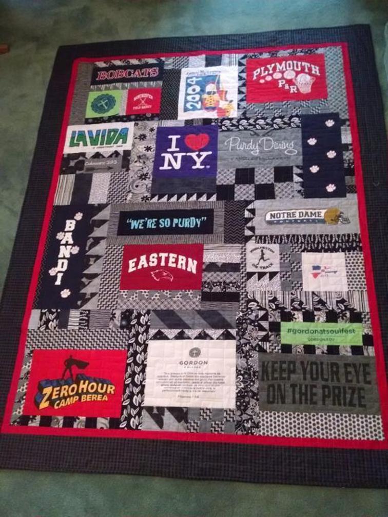 t-shirt quilt ideas