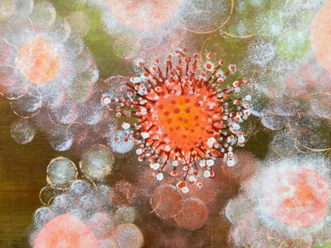 Abstract Bokeh Watercolor