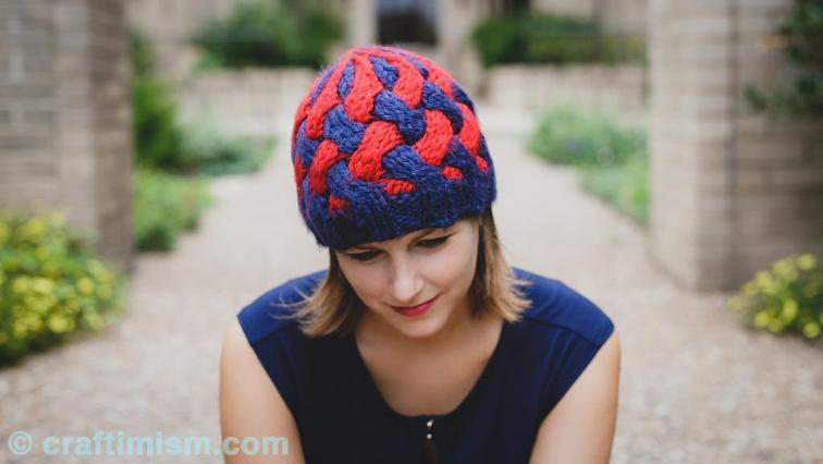 Bulky Braided Knit Hat Pattern