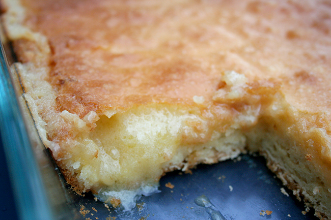 Sliced butter cake