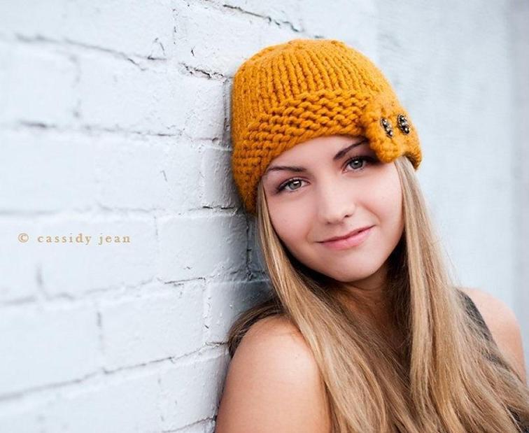 Chunky Cloche Hat Knitting Pattern