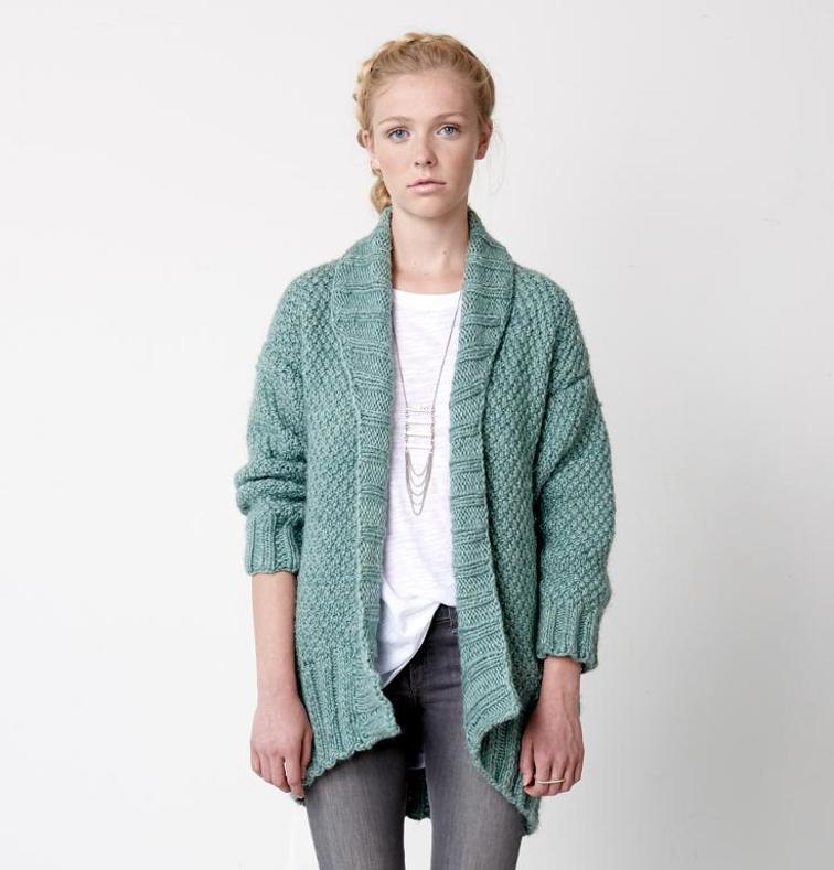 Cocoon Cardigan Sweater Knit Kit