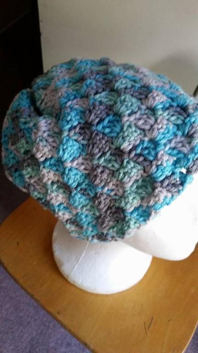 Corner to Corner Crochet Hat