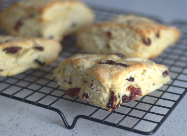 How to Make Easy Cranberry Orange Scones