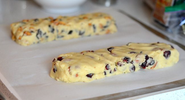 Shaping Biscotti Cookie Dough