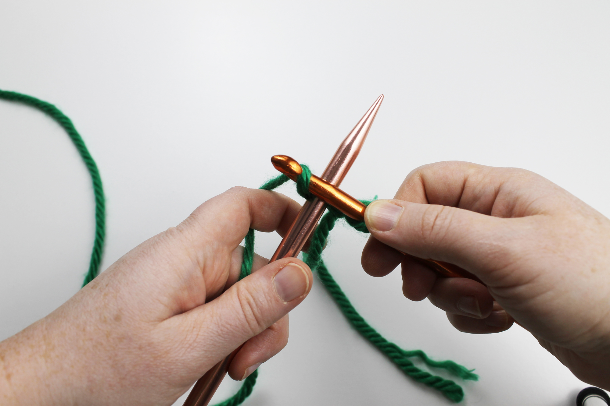 Crochet CastOn Tutorial for Knitting