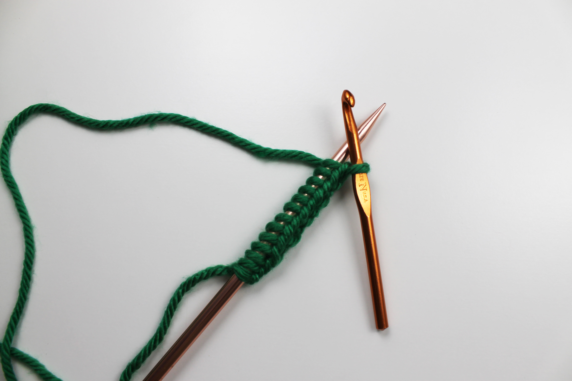 Crochet cast on Step 6