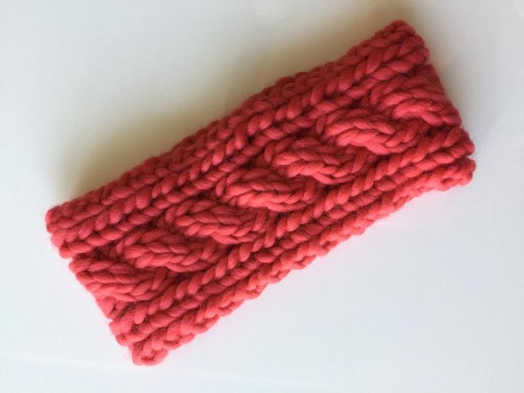Dahlia Ear Warmer Knitting Pattern