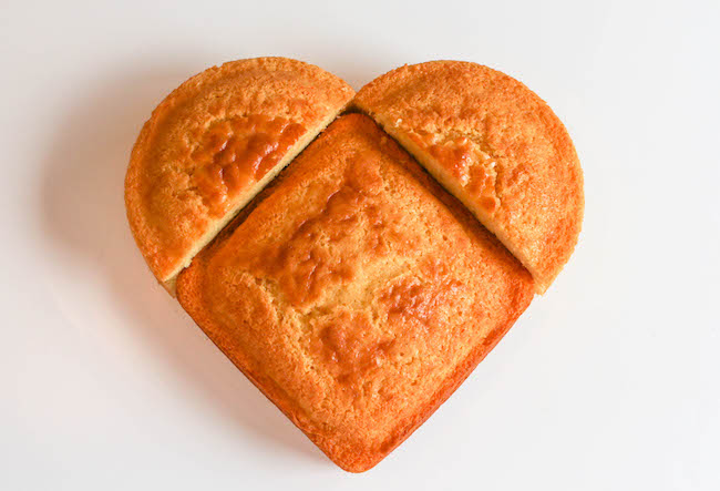 Arranging the Cakes to Form a Heart