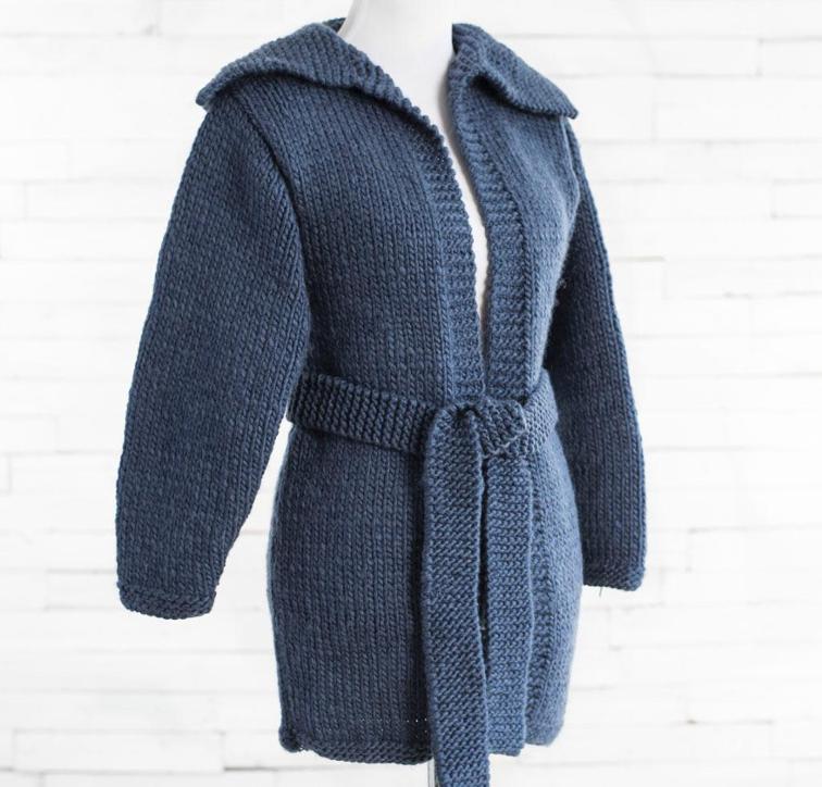 Easy Saturday Cardigan Knitting Kit