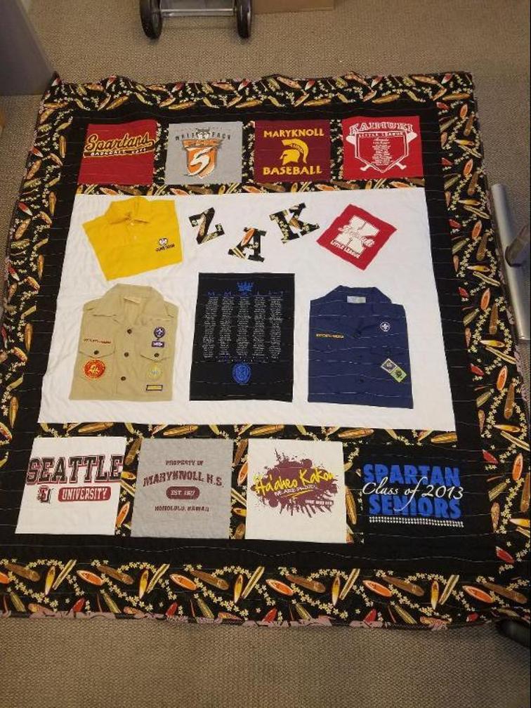 t-shirt quilt ideas