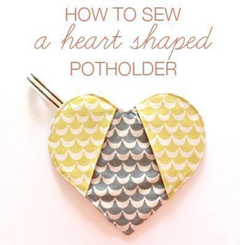 Heart-Shaped Potholder