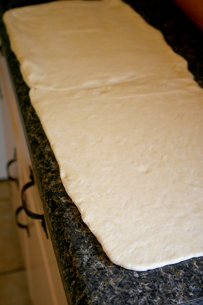 Skinny dough rectangle