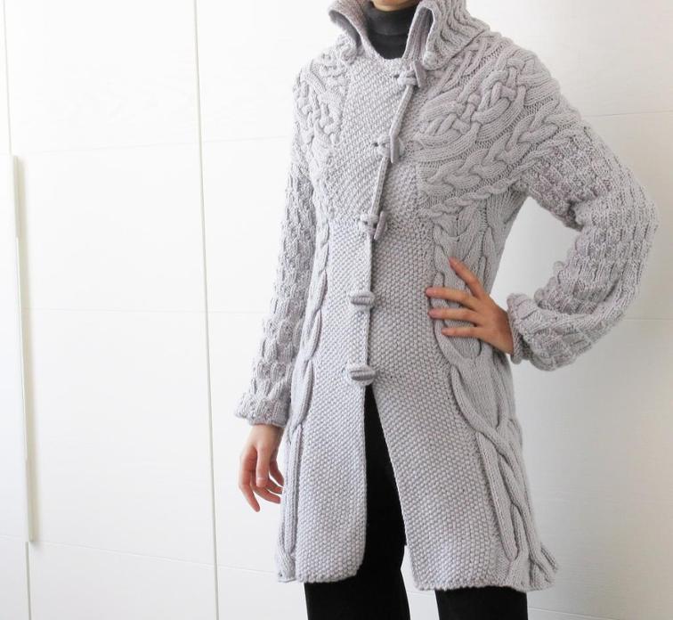 Minimissimi Sweater Coat Knitting Pattern