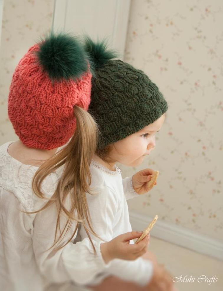 Ponytail Hat Abbey Knitting Pattern