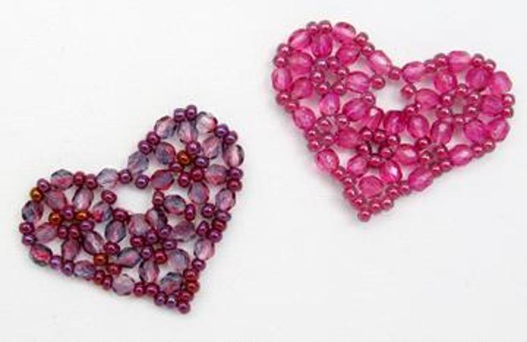 Pretty Beaded Heart