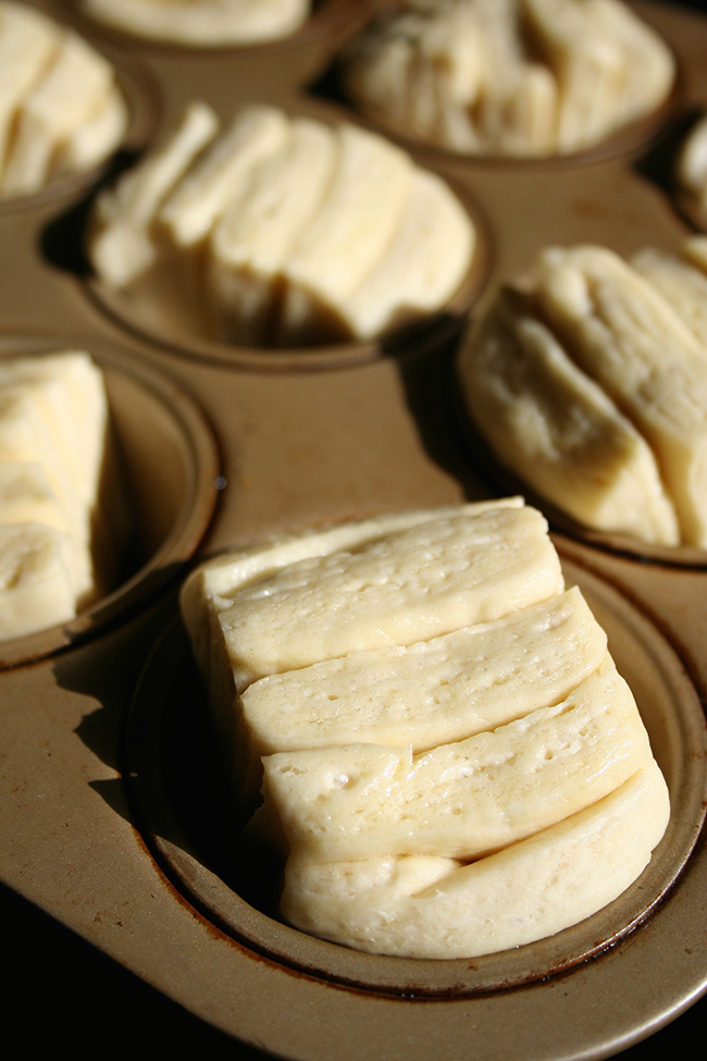 Fantan dough after proofing