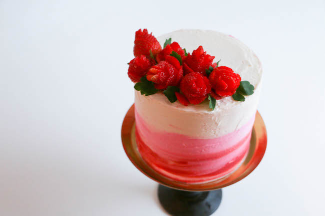 Strawberry Rose Cake | Erin Gardner