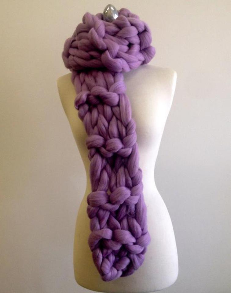 The 20-minute Chunky Knit Scarf