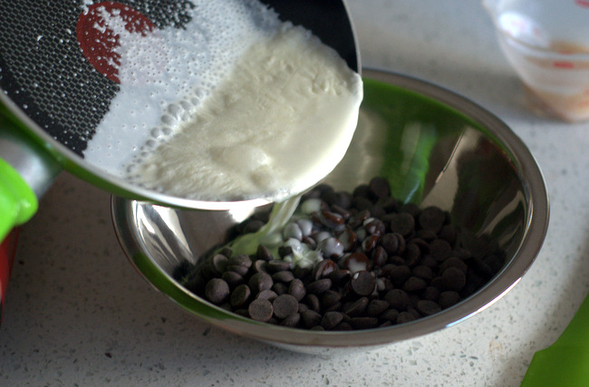 Making Chocolate Ganache
