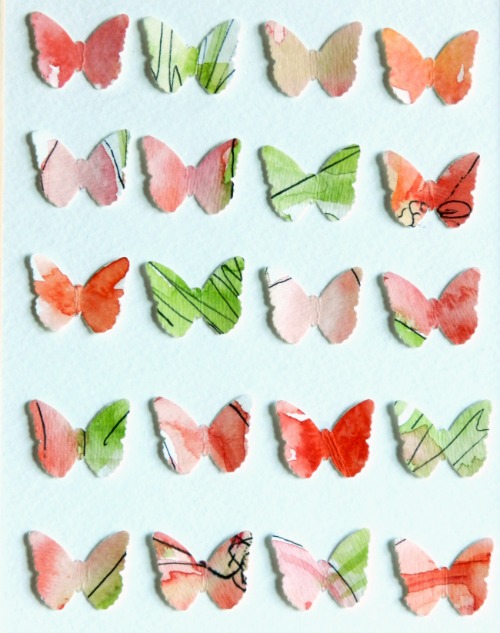 Watercolor Butteflies