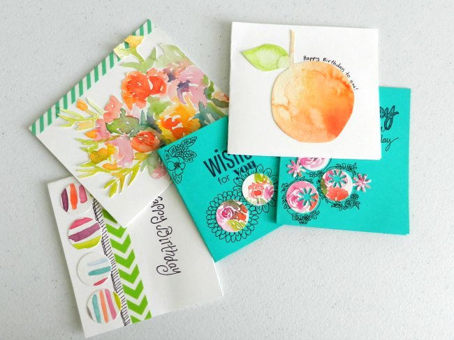 Handmade Watercolor Cards