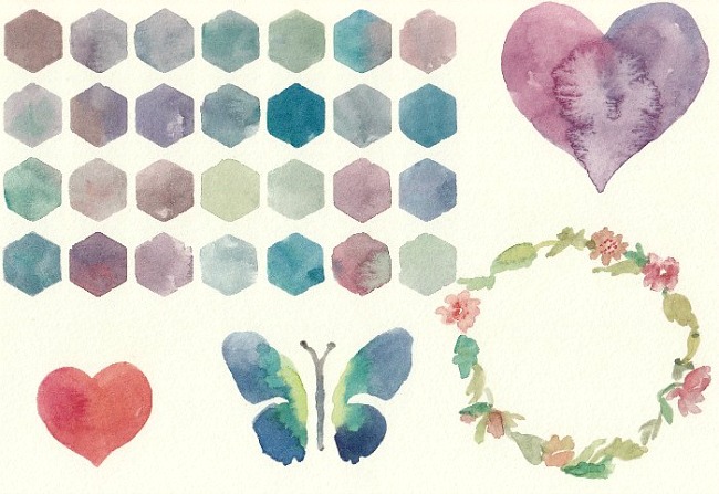 Watercolor Clip Art