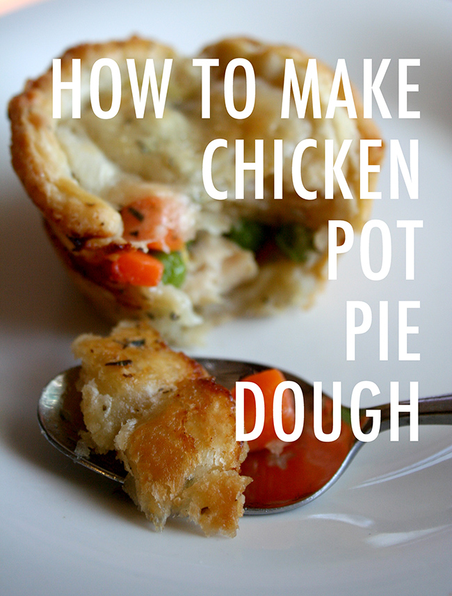 How to make chicken pot pie crust