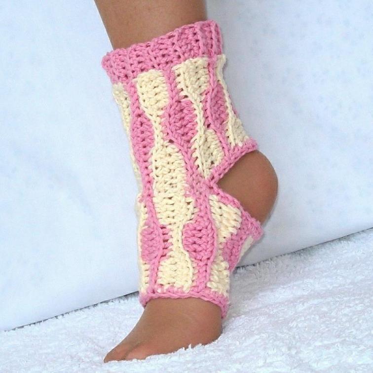 Yoga Socks Crochet Pattern