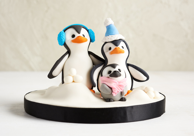 Fondant Penguin Toppers