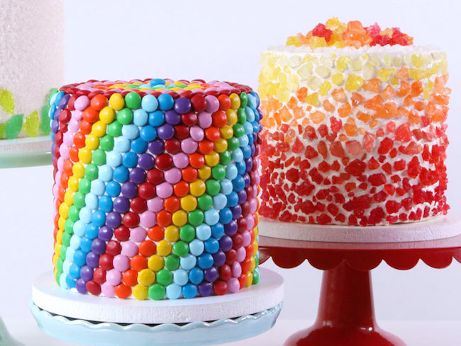 Candy Covered Cakes