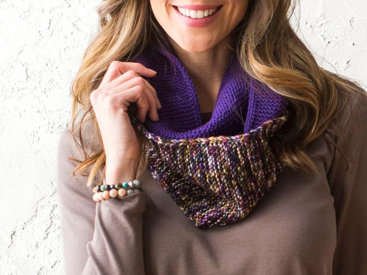 Simple Pretty Cowl Knitting Kit