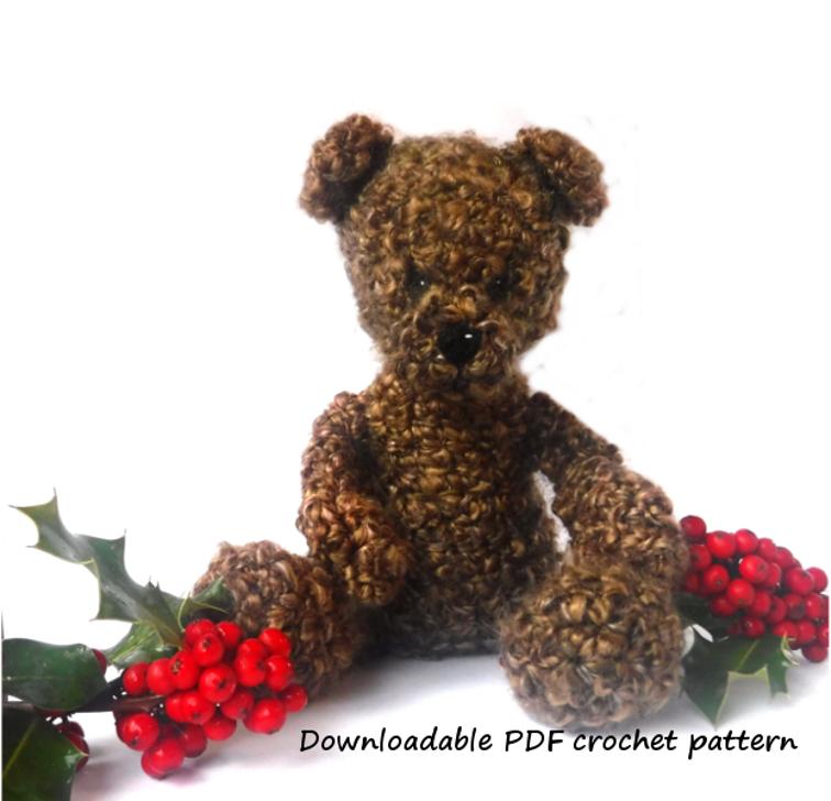 Cheerful Teddy Bear Crochet Pattern